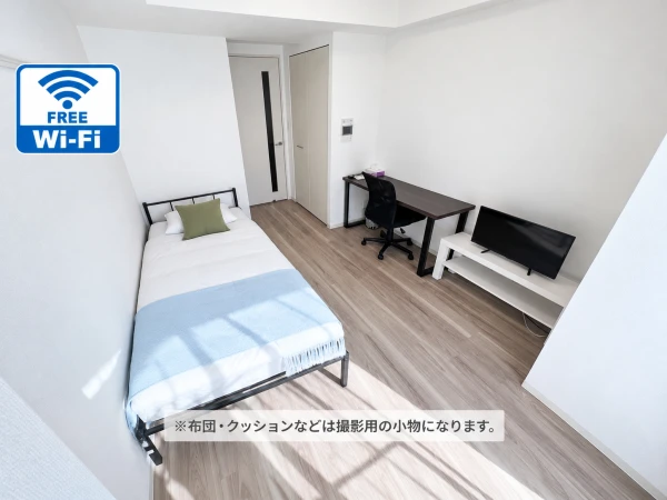 【JR兵庫駅 徒歩5分】SステイPS兵庫駅前シフォン|Wi-Fi無料|オートロック付き分譲マンション|1K・シングルベッドの物件画像