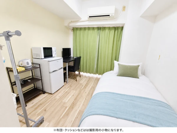 【JR三ノ宮 徒歩7分】SステイLM三宮駅前|Wi-Fiレンタル可|オートロック付き分譲マンション|ワンルーム・シングルベッドの物件画像