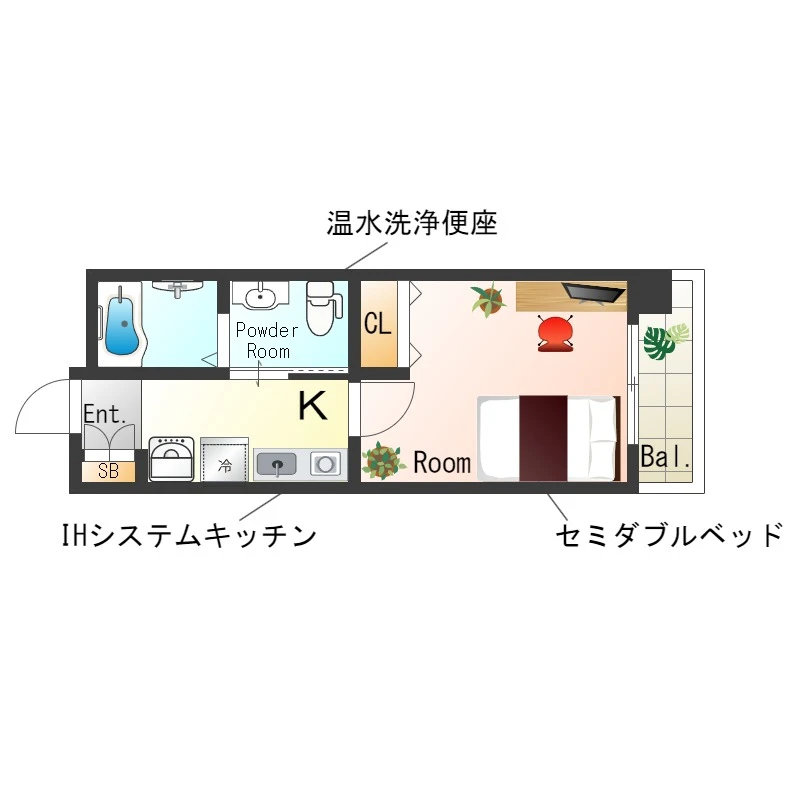 兵庫県西宮市産所町 間取図