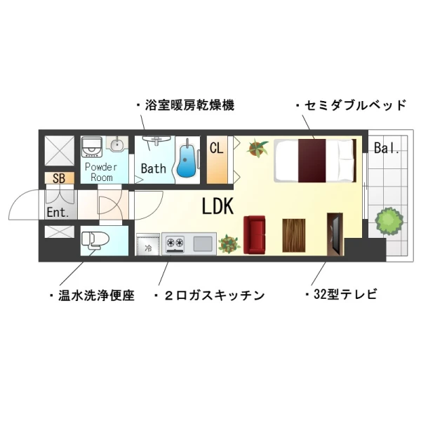 兵庫県西宮市深津町6-38 間取図