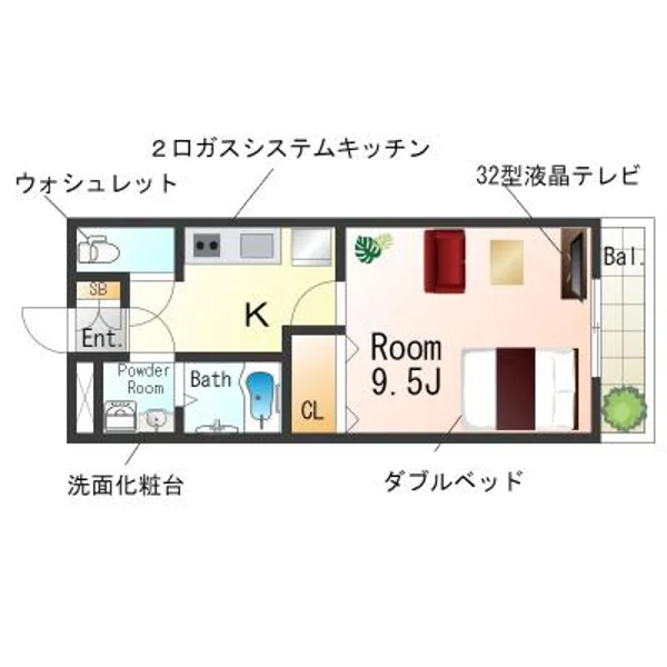 兵庫県加古川市加古川町大野464-1 間取図