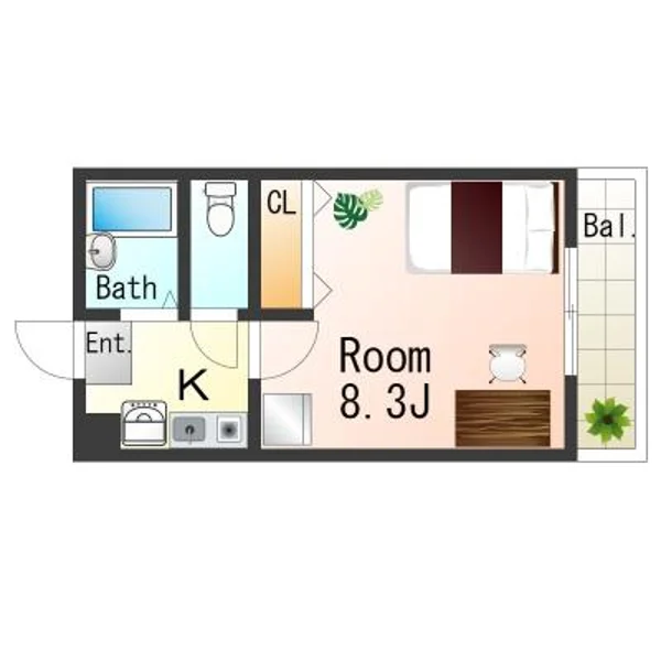 兵庫県姫路市佃町62 間取図