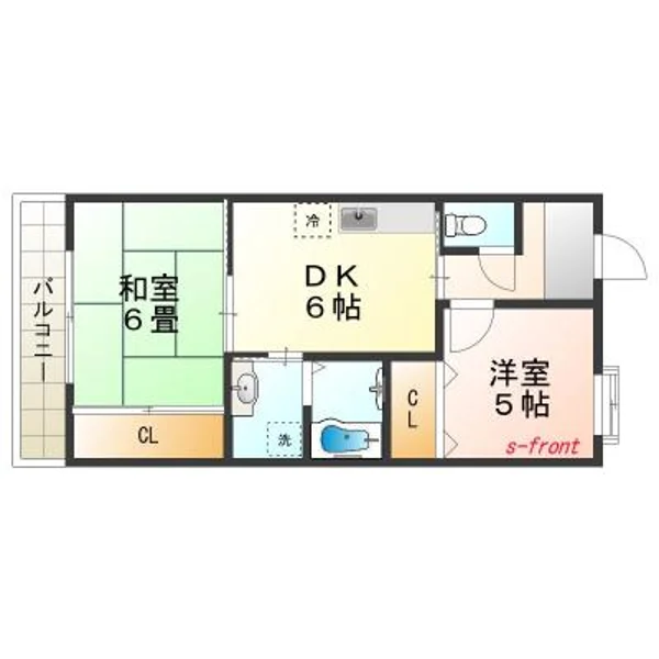 兵庫県神戸市長田区大塚町９丁目3-15 間取図