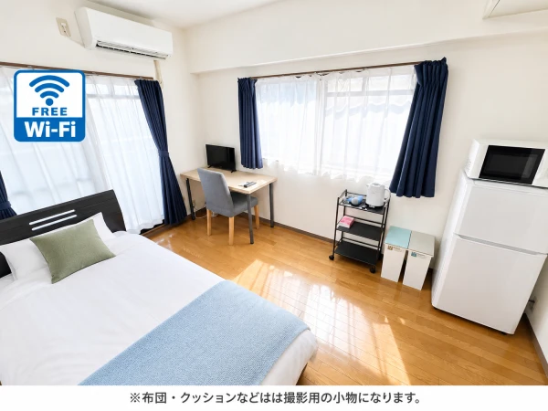 【JR兵庫駅 徒歩３分】SステイEC神戸西２兵庫｜Wi-Fi無料｜オートロック付き分譲マンション｜ペット可｜１K・シングルベッドの物件画像