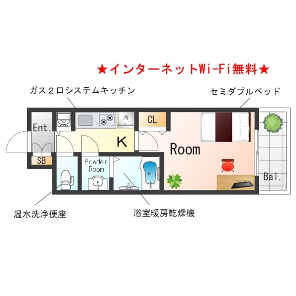 兵庫県神戸市中央区栄町通5丁目1-22 間取図