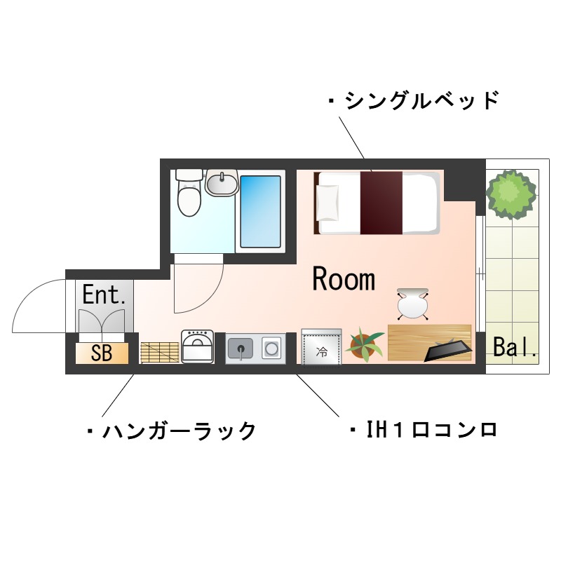 ★Sステイ三宮駅前エリール★駅前でオススメのオートロック付き分譲賃貸★
