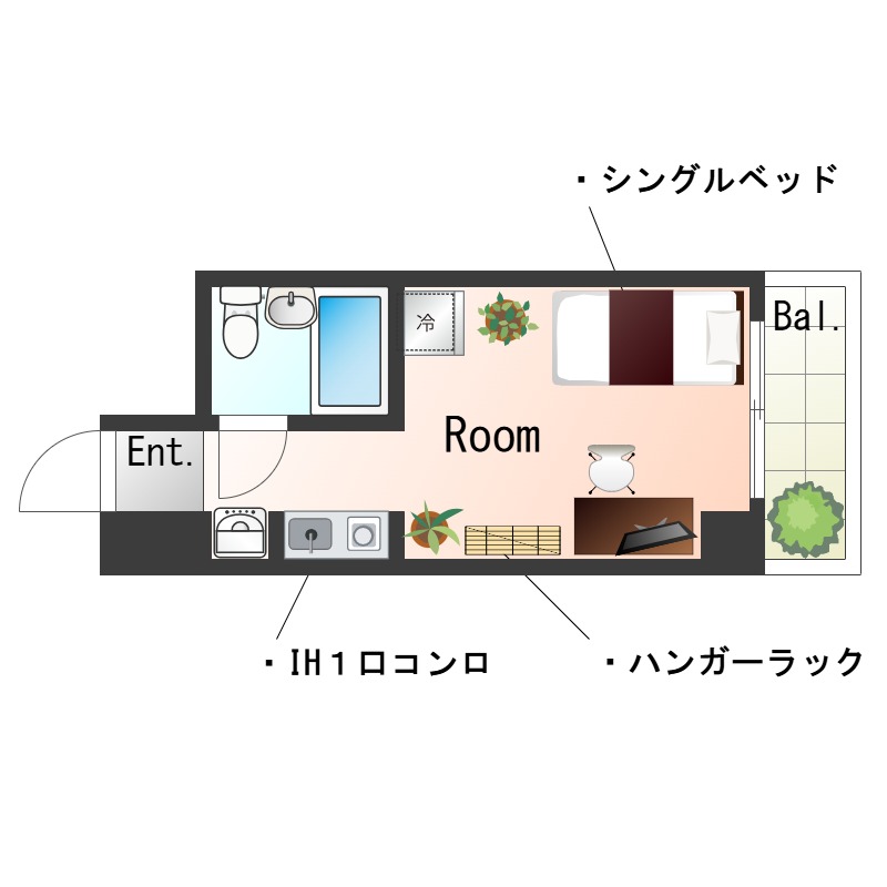 ★Sステイ三宮駅前８★三宮駅中心部の分譲賃貸★テレワーク・出張・研修にオススメ♪