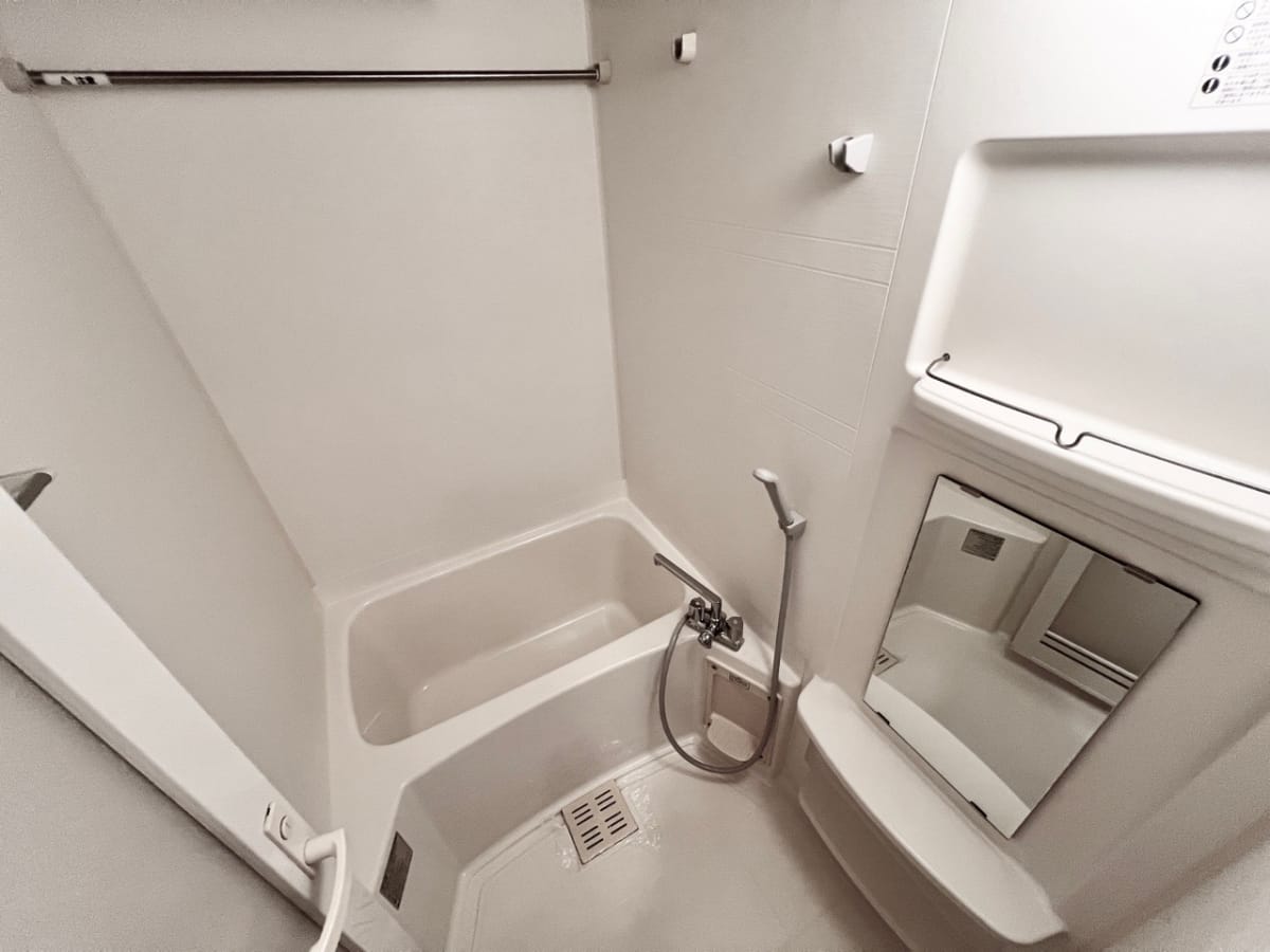 ★SステイAS神戸ハーバーサイド【禁煙ルーム・１R・Wi-Fi無料・セミダブルベッド】★独立洗面台・浴室乾燥機・温水洗浄便座・ガス2口キッチンなど設備充実★