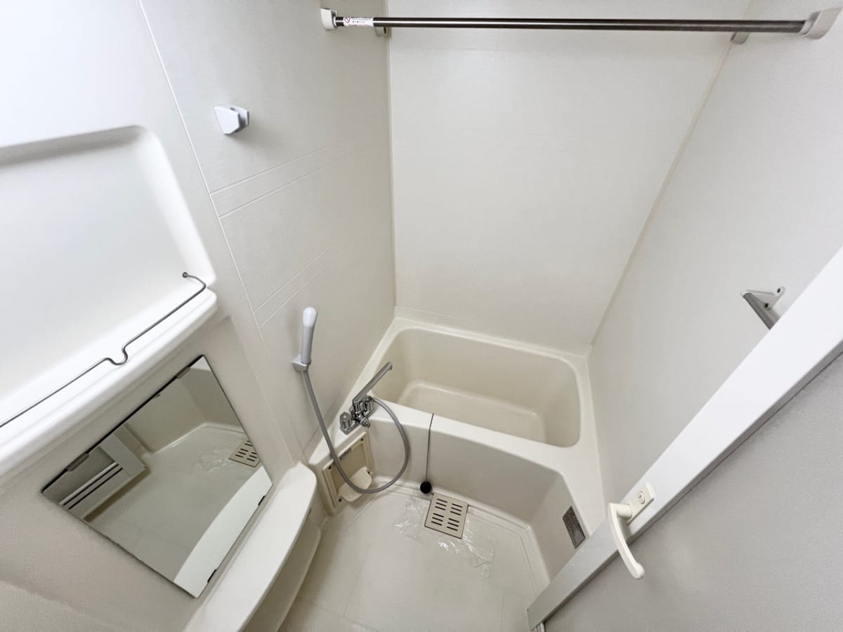 ★SステイAS神戸ハーバーサイド【禁煙ルーム・１K・Wi-Fi無料・セミダブルベッド】★独立洗面台・浴室乾燥機・温水洗浄便座・ガス2口キッチンなど設備充実★