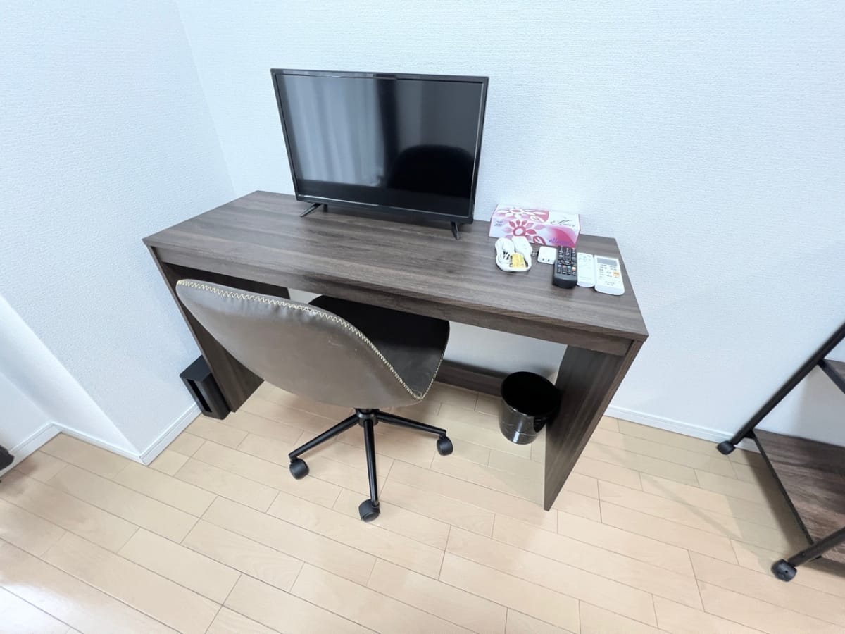 ★SステイAS神戸ハーバーサイド【禁煙ルーム・１K・Wi-Fi無料・セミダブルベッド】★独立洗面台・浴室乾燥機・温水洗浄便座・ガス2口キッチンなど設備充実★