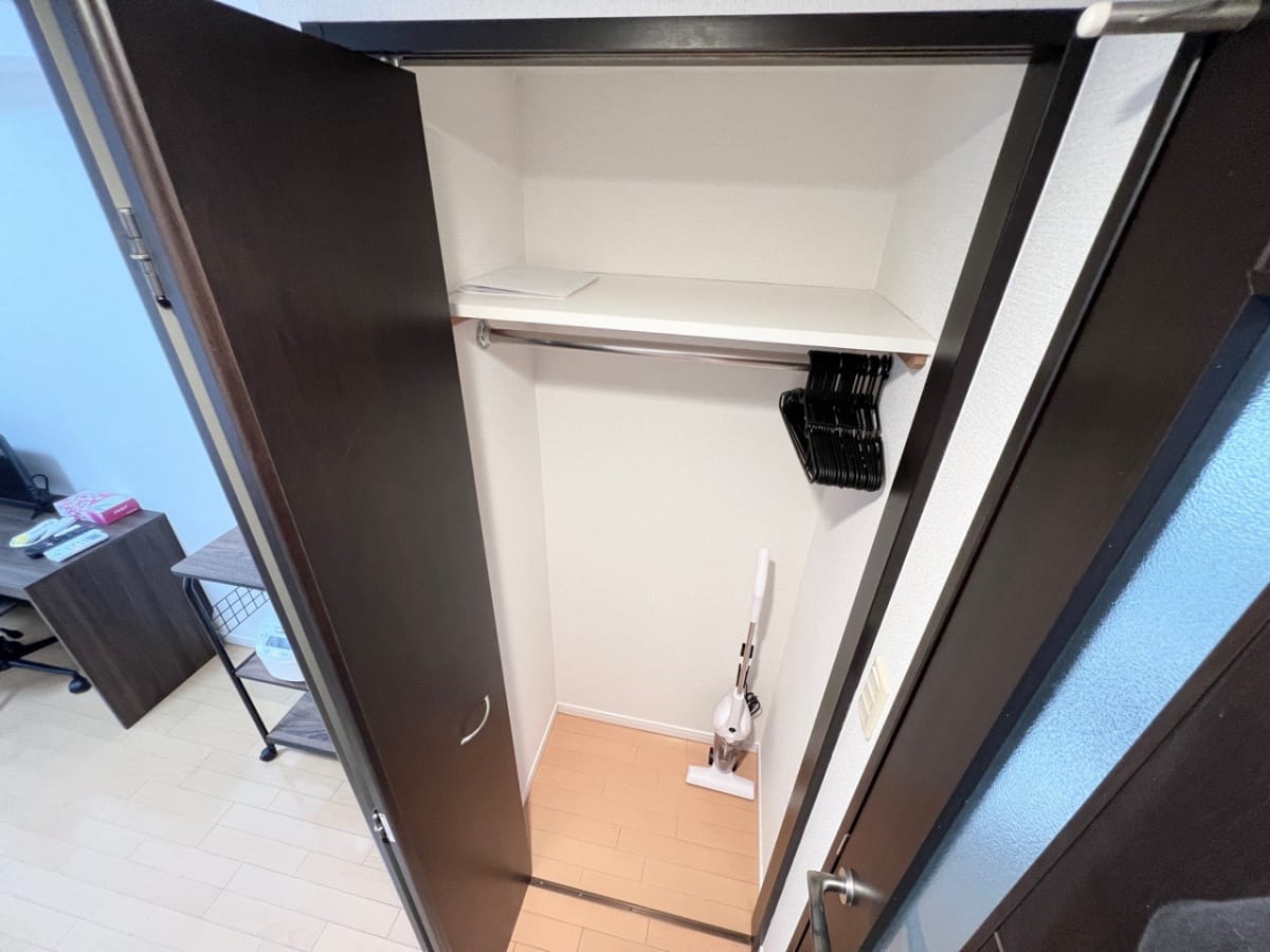 ★SステイAS神戸ハーバーサイド【禁煙ルーム・１K・Wi-Fi無料・セミダブルベッド】★独立洗面台・浴室乾燥機・温水洗浄便座・ガス2口キッチンなど設備充実★