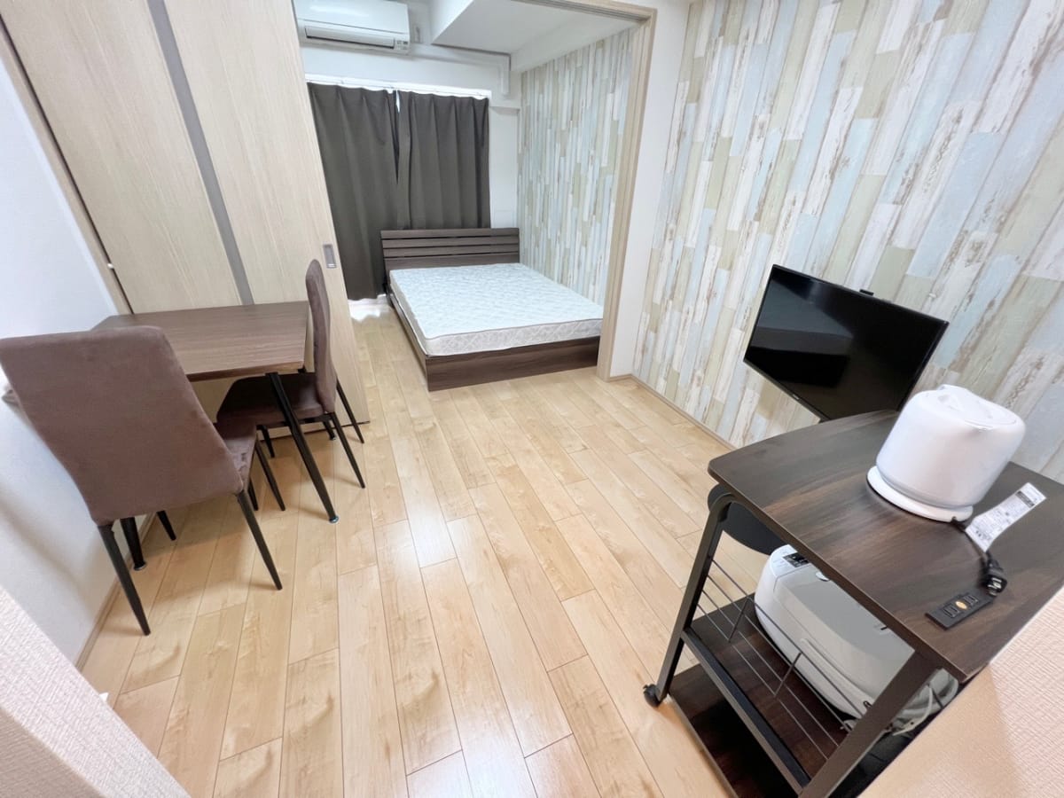 ★Sステイ堺綾之町SOAR★インターネットWi-Fi無料★ペット可★ダブルベッド・ウォシュレット付きの１DK★