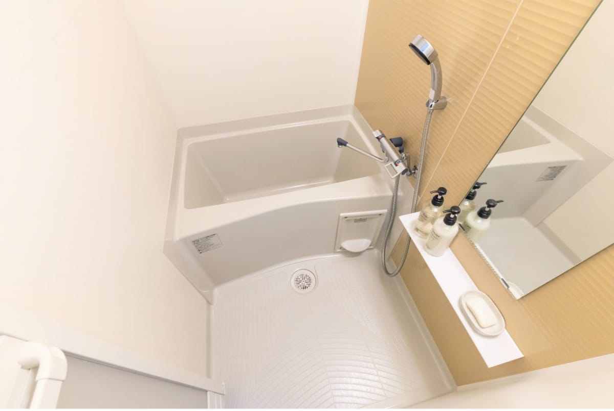 ★SステイEPアーバンレジデンス阪神尼崎【禁煙ルーム・１K・Wi-Fi無料・セミダブルベッド】★独立洗面台・ウォシュレット・浴室乾燥機など設備充実★