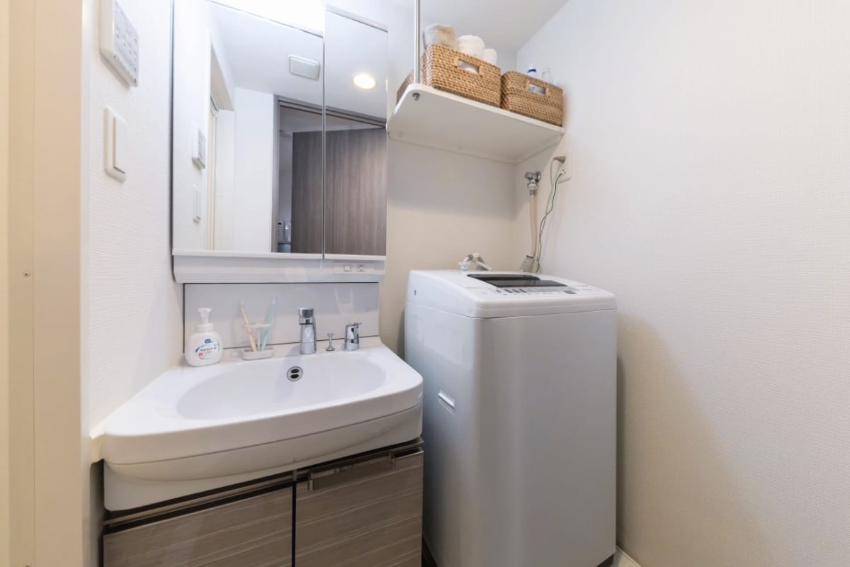 ★SステイEPアーバンレジデンス阪神尼崎【禁煙ルーム・１K・Wi-Fi無料・セミダブルベッド】★独立洗面台・ウォシュレット・浴室乾燥機など設備充実★